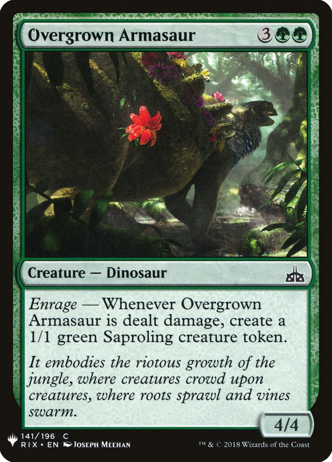 Overgrown Armasaur [Mystery Booster] | Jomio and Rueliete's Cards and Comics
