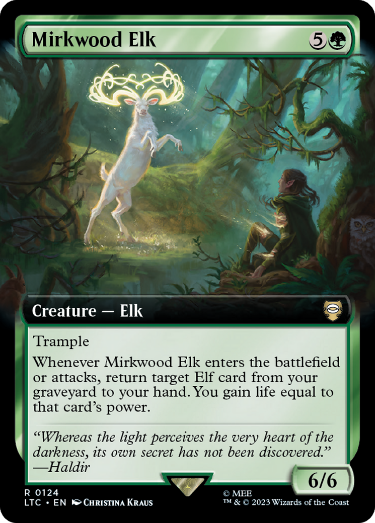 Mirkwood Elk (Extended Art) [The Lord of the Rings: Tales of Middle-Earth Commander] | Jomio and Rueliete's Cards and Comics
