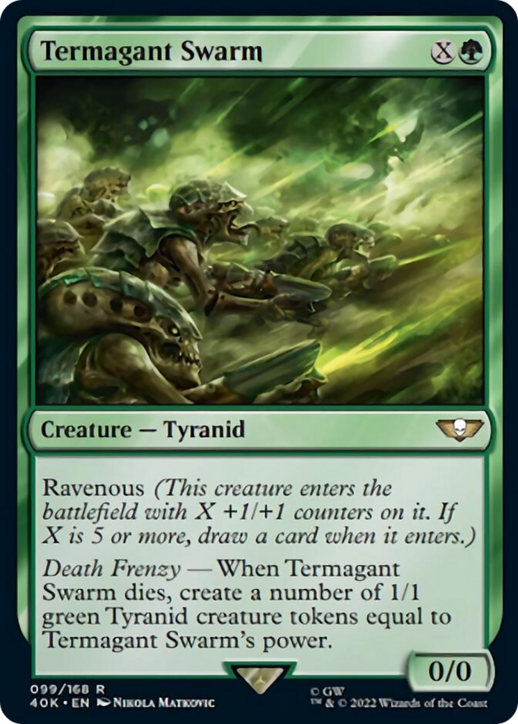 Termagant Swarm (Surge Foil) [Warhammer 40,000] | Jomio and Rueliete's Cards and Comics