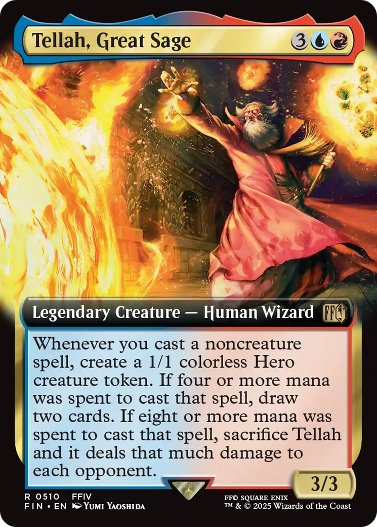 Tellah, Great Sage (Extended Art) [FINAL FANTASY] | Jomio and Rueliete's Cards and Comics