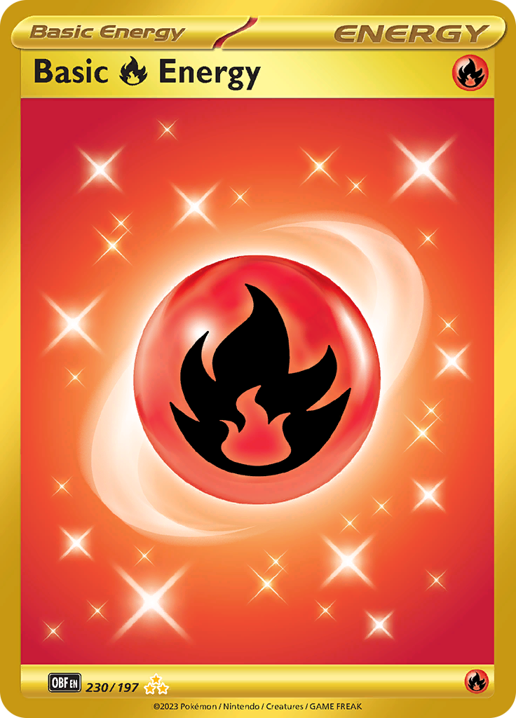 Basic Fire Energy (230/197) [Scarlet & Violet: Obsidian Flames] | Jomio and Rueliete's Cards and Comics
