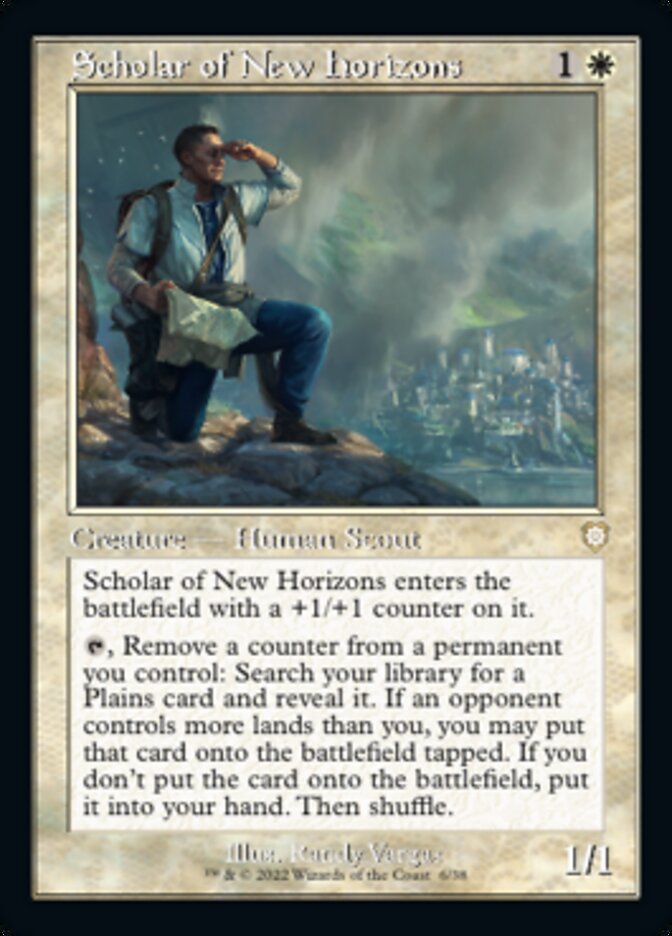 Scholar of New Horizons (Retro) [The Brothers' War Commander] | Jomio and Rueliete's Cards and Comics