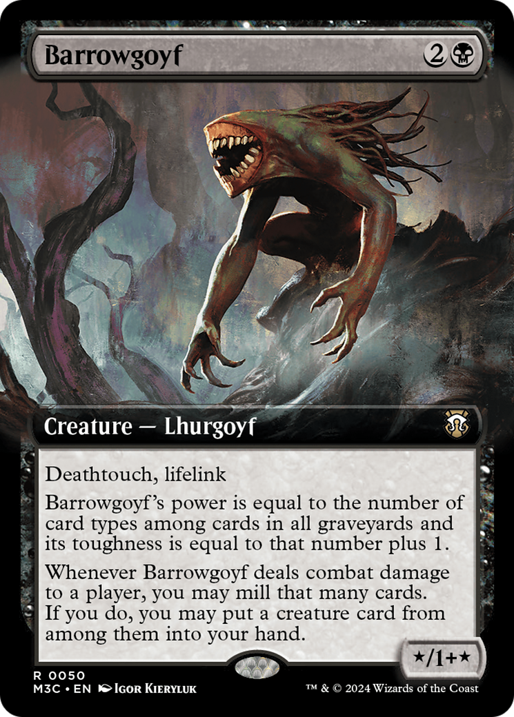 Barrowgoyf (Extended Art) [Modern Horizons 3 Commander] | Jomio and Rueliete's Cards and Comics