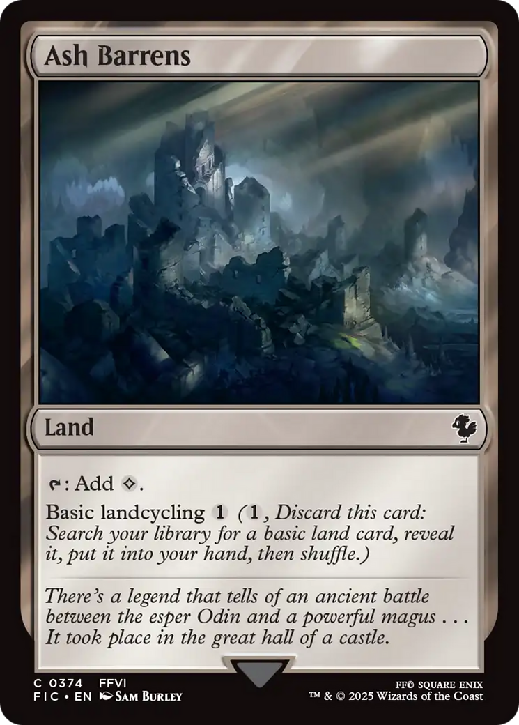 Ash Barrens [FINAL FANTASY Commander] | Jomio and Rueliete's Cards and Comics