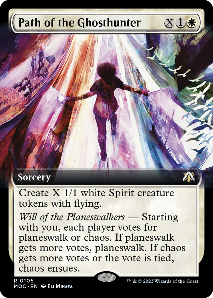 Path of the Ghosthunter (Extended Art) [March of the Machine Commander] | Jomio and Rueliete's Cards and Comics