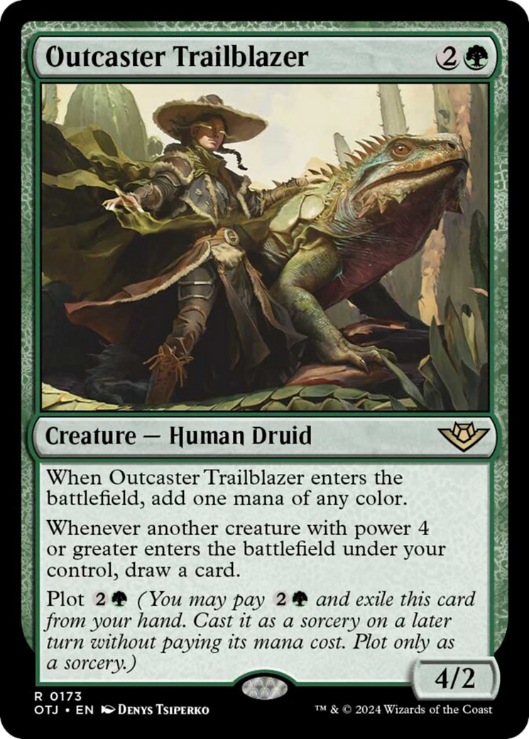 Outcaster Trailblazer [Outlaws of Thunder Junction] | Jomio and Rueliete's Cards and Comics
