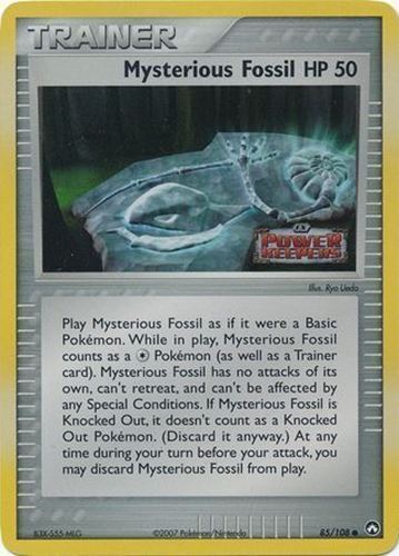 Mysterious Fossil (85/108) (Stamped) [EX: Power Keepers] | Jomio and Rueliete's Cards and Comics