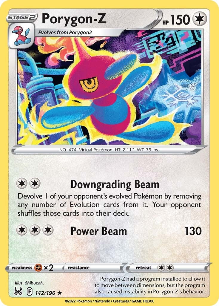 Porygon-Z (142/196) [Sword & Shield: Lost Origin] | Jomio and Rueliete's Cards and Comics