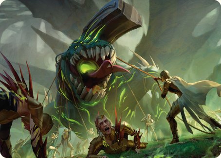 Noxious Assault Art Card [Phyrexia: All Will Be One Art Series] | Jomio and Rueliete's Cards and Comics