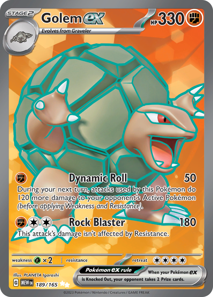 Golem ex (189/165) [Scarlet & Violet 151] | Jomio and Rueliete's Cards and Comics