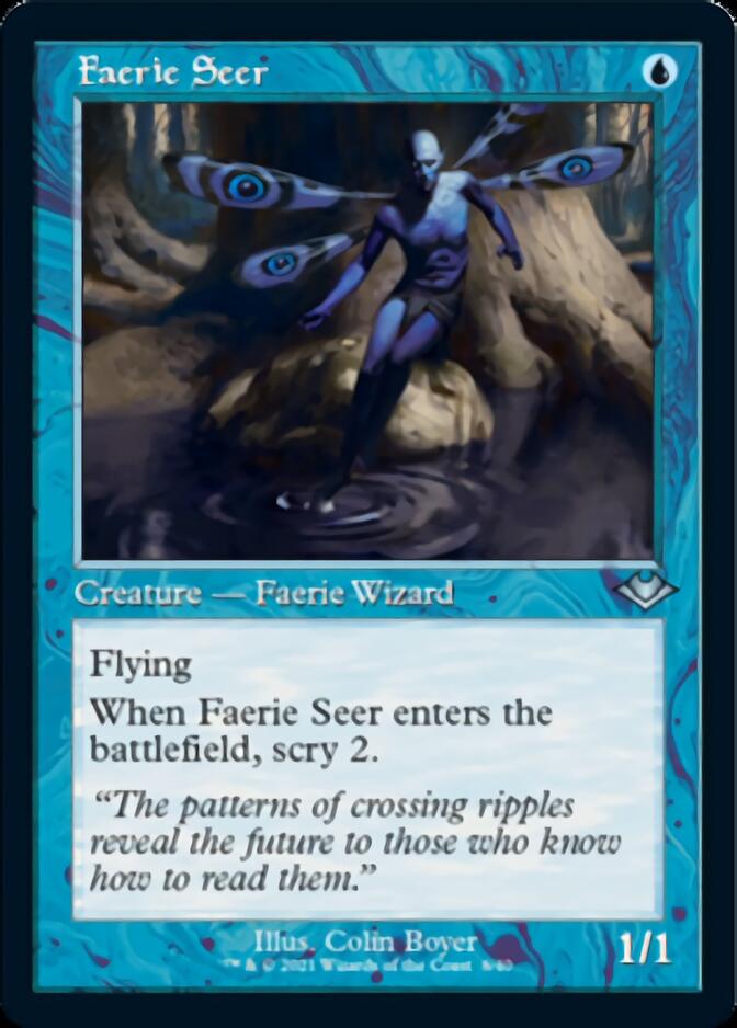 Faerie Seer (Retro Foil Etched) [Modern Horizons] | Jomio and Rueliete's Cards and Comics