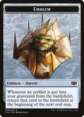 Daretti, Scrap Savant Emblem // Tuktuk the Returned Double-Sided Token [Commander 2014 Tokens] | Jomio and Rueliete's Cards and Comics