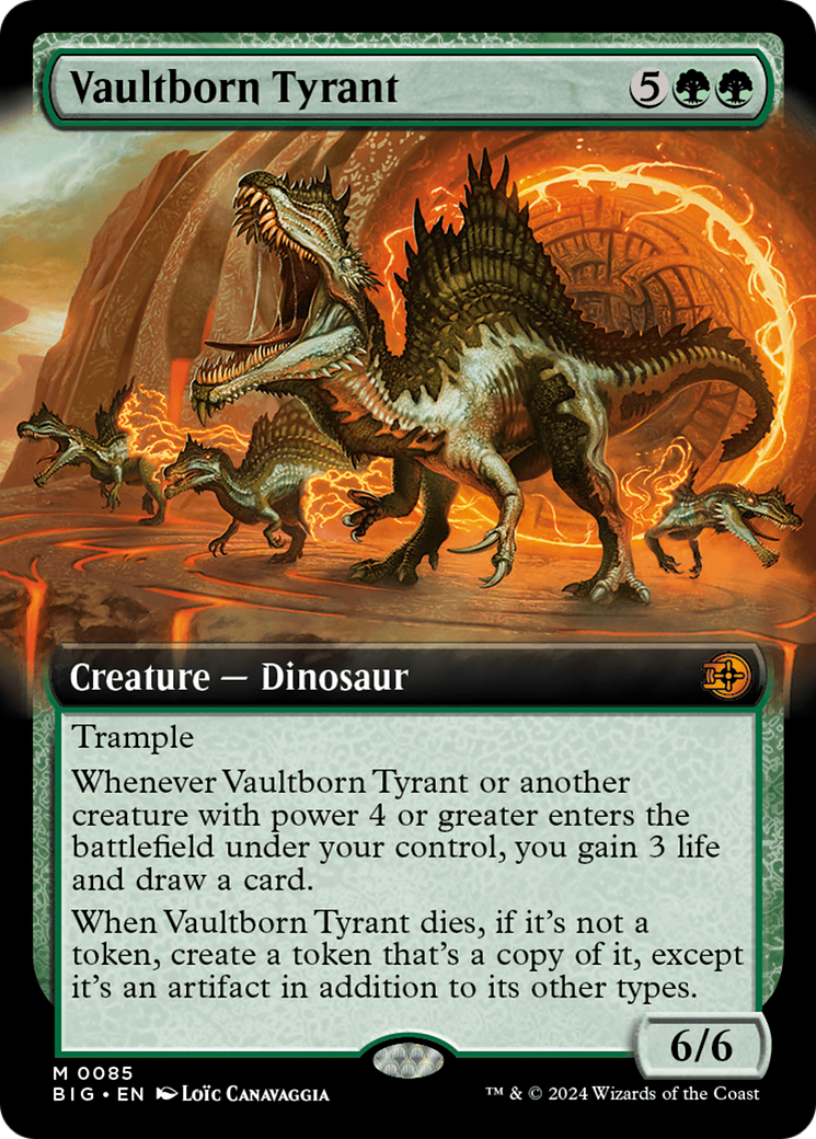 Vaultborn Tyrant (Extended Art) [Outlaws of Thunder Junction: The Big Score] | Jomio and Rueliete's Cards and Comics