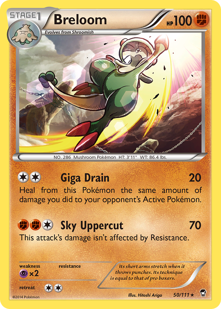 Breloom (50/111) [XY: Furious Fists] | Jomio and Rueliete's Cards and Comics