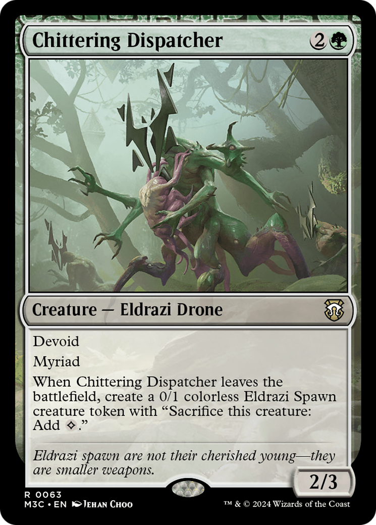 Chittering Dispatcher (Ripple Foil) [Modern Horizons 3 Commander] | Jomio and Rueliete's Cards and Comics