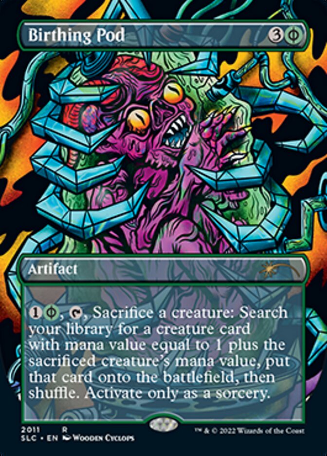 Birthing Pod (Borderless Alternate Art) [Secret Lair Countdown Kit] | Jomio and Rueliete's Cards and Comics