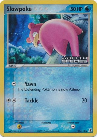 Slowpoke (83/113) (Stamped) [EX: Delta Species] | Jomio and Rueliete's Cards and Comics