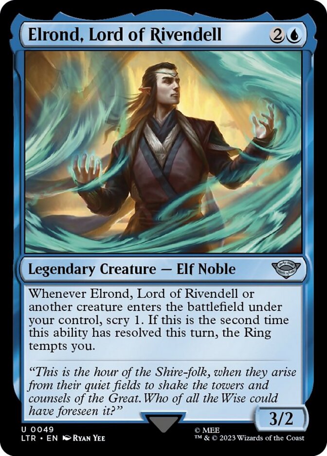 Elrond, Lord of Rivendell [The Lord of the Rings: Tales of Middle-Earth] | Jomio and Rueliete's Cards and Comics