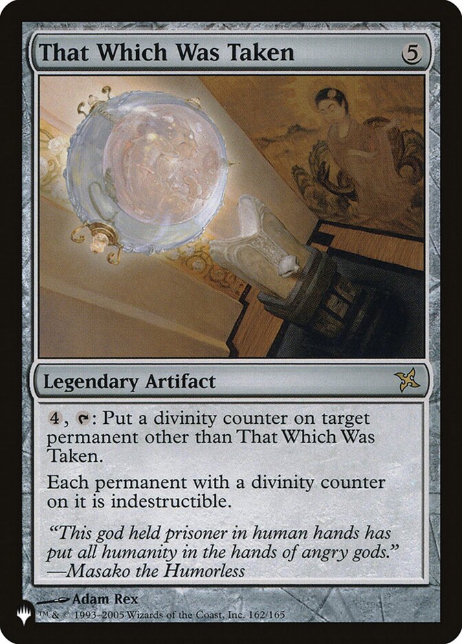 That Which Was Taken [The List] | Jomio and Rueliete's Cards and Comics