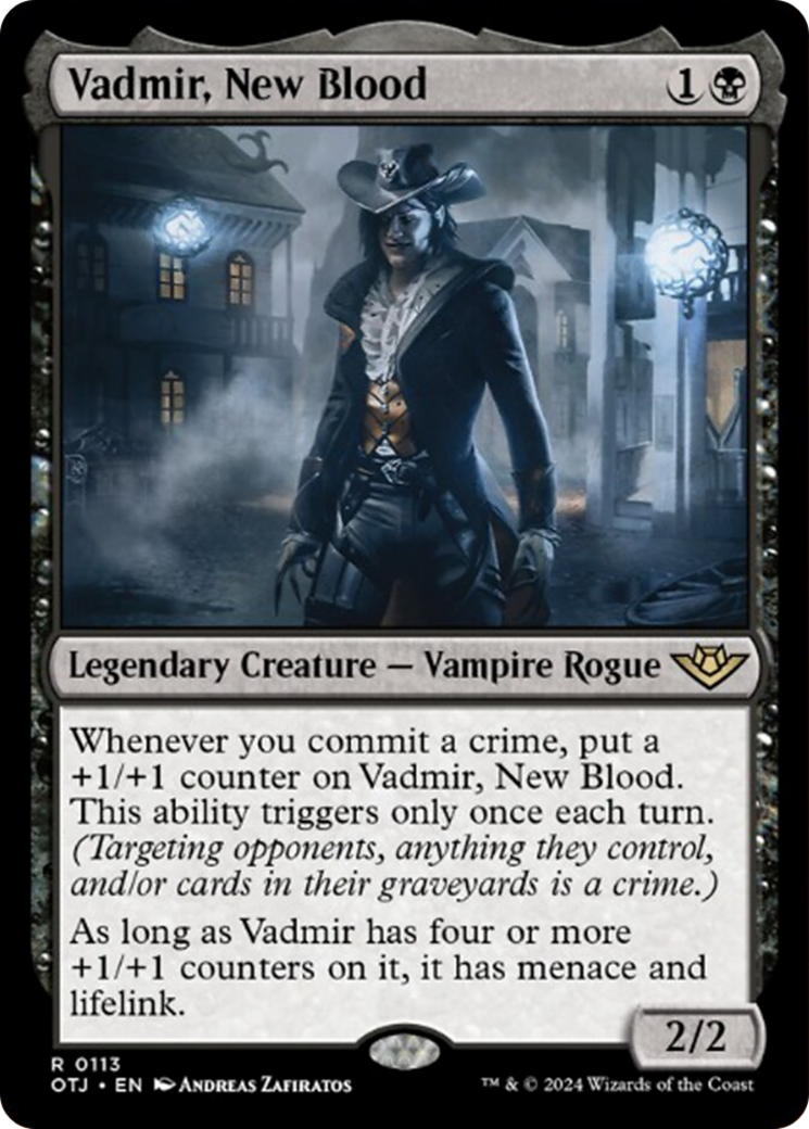 Vadmir, New Blood [Outlaws of Thunder Junction] | Jomio and Rueliete's Cards and Comics