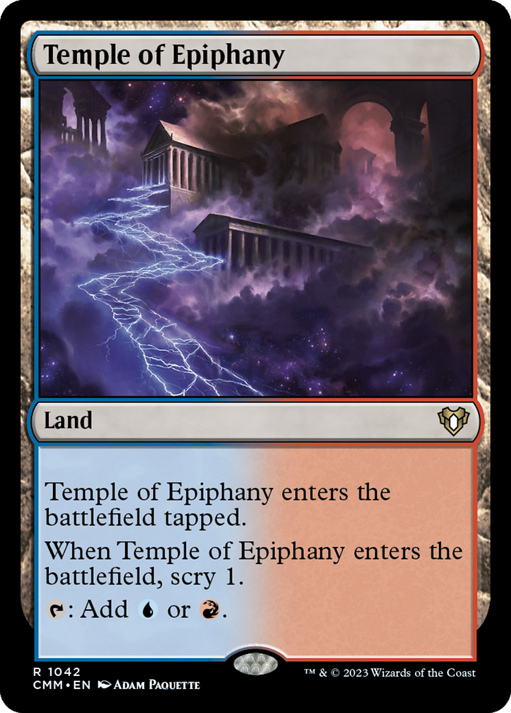 Temple of Epiphany [Commander Masters] | Jomio and Rueliete's Cards and Comics