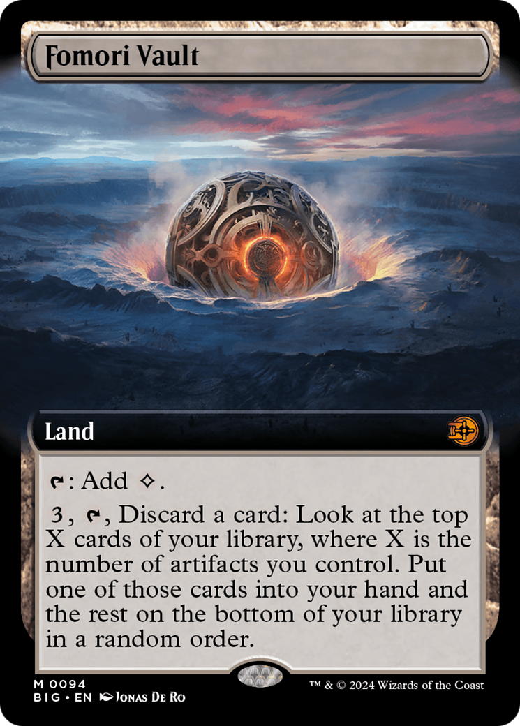 Fomori Vault (Extended Art) [Outlaws of Thunder Junction: The Big Score] | Jomio and Rueliete's Cards and Comics