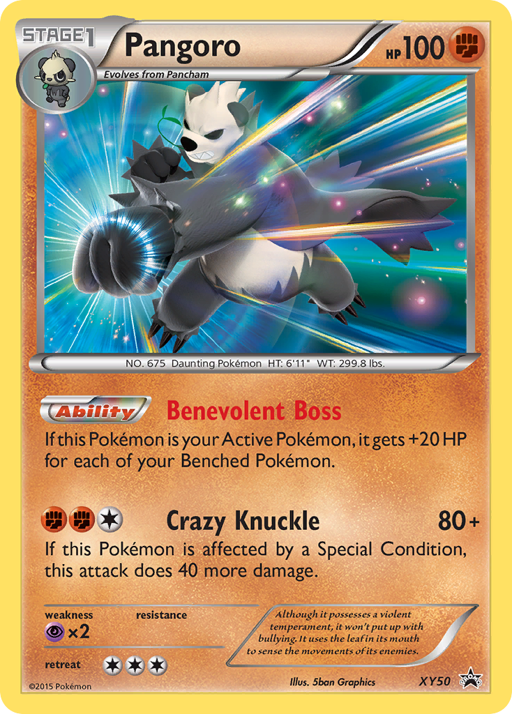 Pangoro (XY50) [XY: Black Star Promos] | Jomio and Rueliete's Cards and Comics
