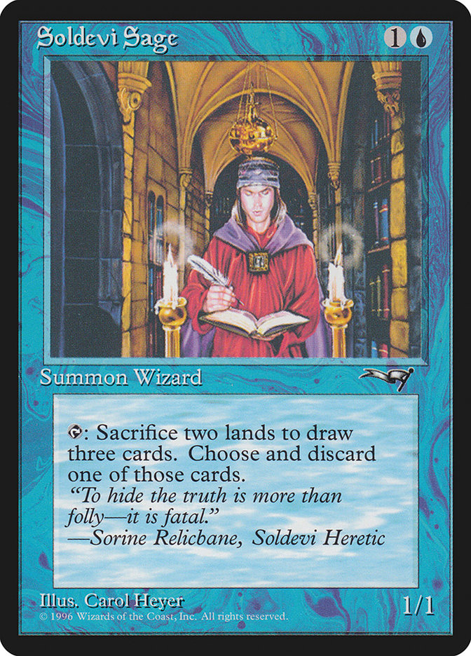Soldevi Sage (Standing) [Alliances] | Jomio and Rueliete's Cards and Comics