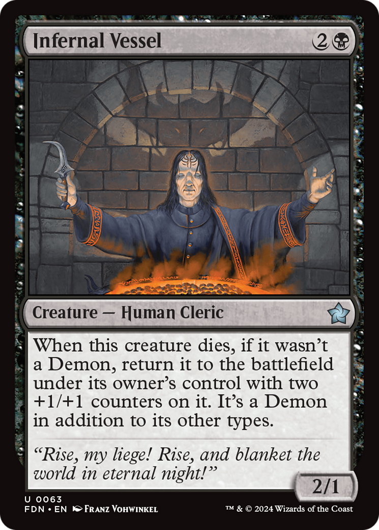 Infernal Vessel [Foundations] | Jomio and Rueliete's Cards and Comics