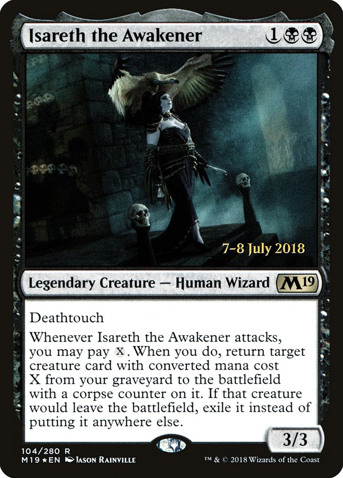 Isareth the Awakener [Core Set 2019 Prerelease Promos] | Jomio and Rueliete's Cards and Comics