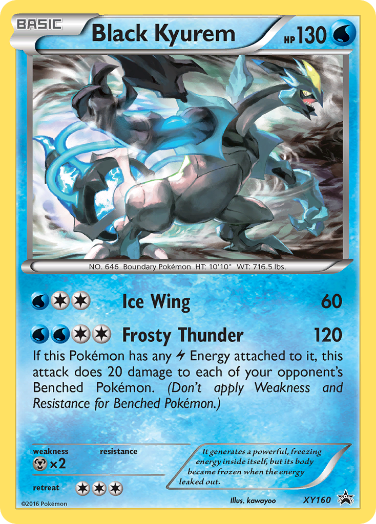Black Kyurem (XY160) [XY: Black Star Promos] | Jomio and Rueliete's Cards and Comics