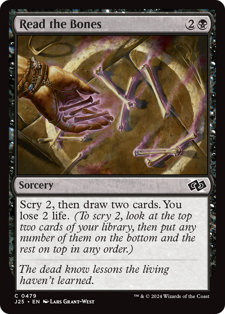 Read the Bones [Foundations Jumpstart] | Jomio and Rueliete's Cards and Comics