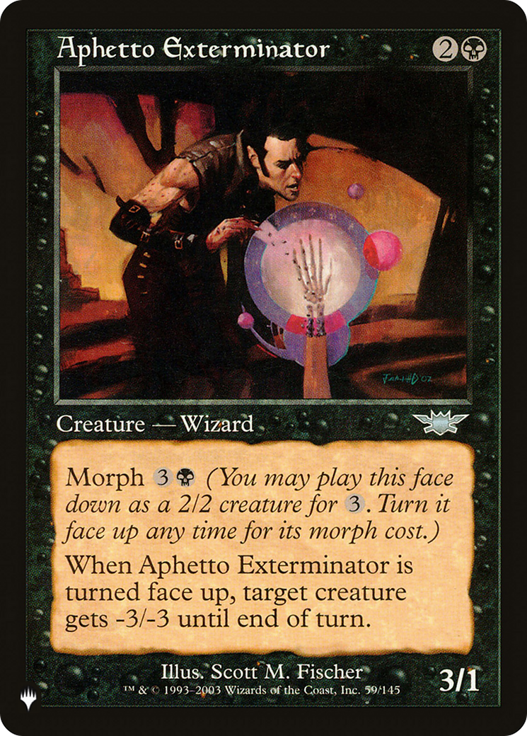 Aphetto Exterminator [The List] | Jomio and Rueliete's Cards and Comics