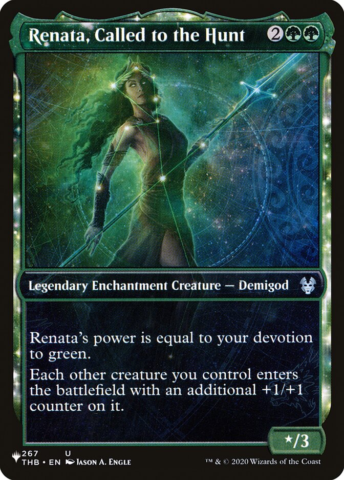 Renata, Called to the Hunt [The List] | Jomio and Rueliete's Cards and Comics