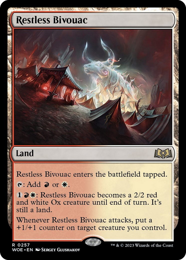 Restless Bivouac [Wilds of Eldraine] | Jomio and Rueliete's Cards and Comics