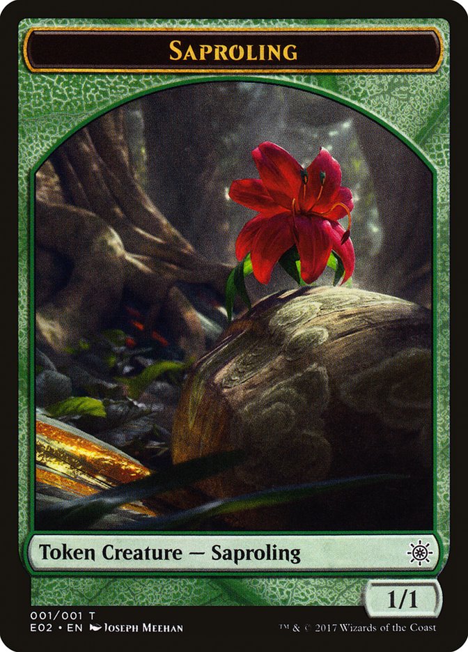 Saproling Token [Explorers of Ixalan] | Jomio and Rueliete's Cards and Comics