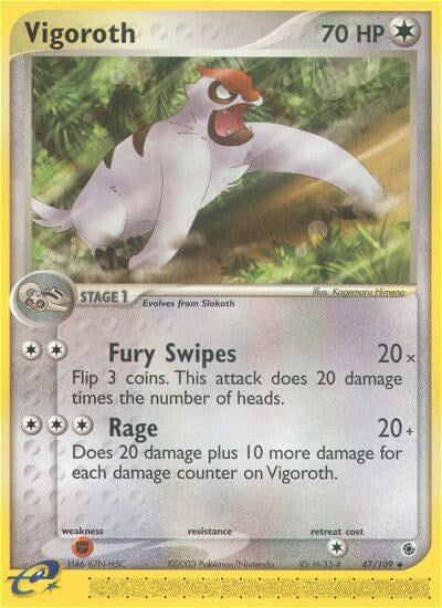 Vigoroth (47/109) [EX: Ruby & Sapphire] | Jomio and Rueliete's Cards and Comics