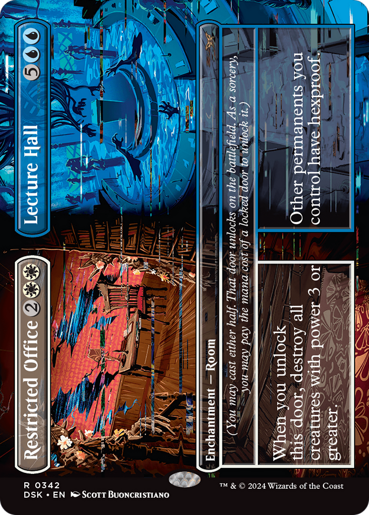 Restricted Office // Lecture Hall (Borderless) [Duskmourn: House of Horror] | Jomio and Rueliete's Cards and Comics