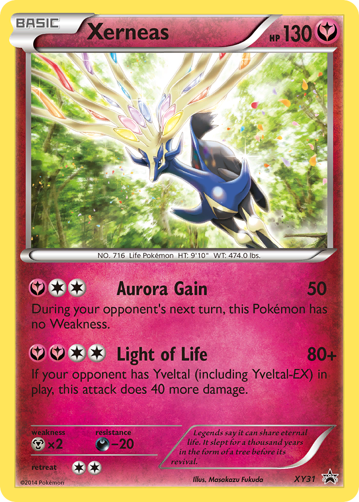 Xerneas (XY31) [XY: Black Star Promos] | Jomio and Rueliete's Cards and Comics