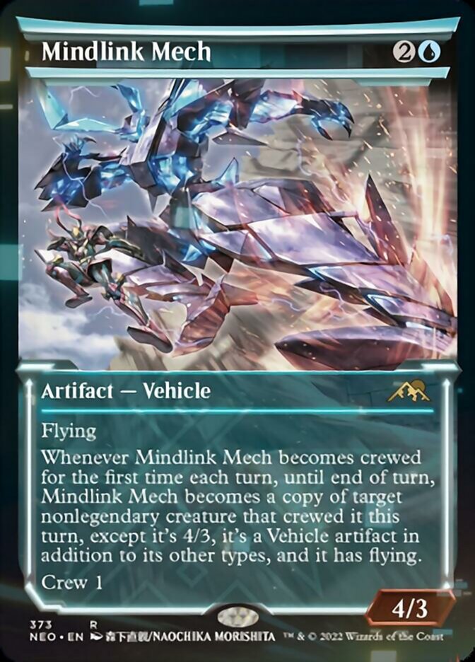 Mindlink Mech (Showcase Soft Glow) [Kamigawa: Neon Dynasty] | Jomio and Rueliete's Cards and Comics