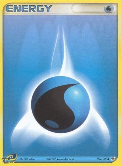 Water Energy (106/109) [EX: Ruby & Sapphire] | Jomio and Rueliete's Cards and Comics