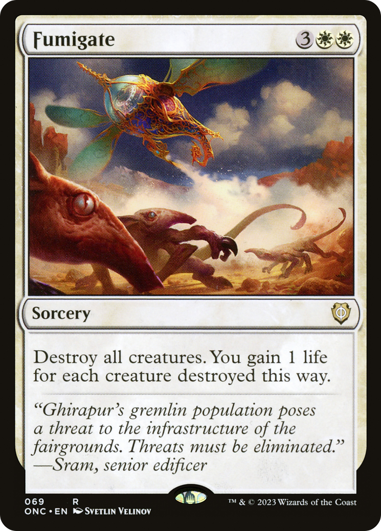 Fumigate [Phyrexia: All Will Be One Commander] | Jomio and Rueliete's Cards and Comics
