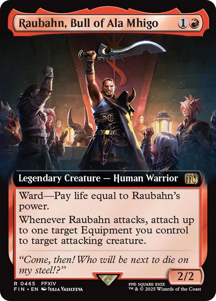 Raubahn, Bull of Ala Mhigo (Extended Art) [FINAL FANTASY] | Jomio and Rueliete's Cards and Comics