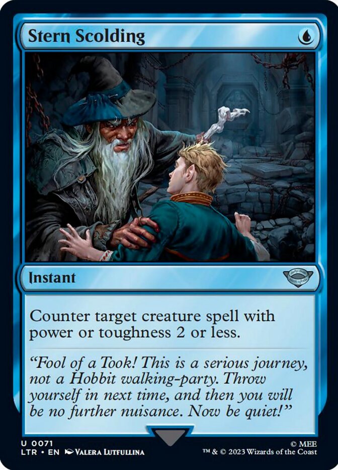 Stern Scolding [The Lord of the Rings: Tales of Middle-Earth] | Jomio and Rueliete's Cards and Comics