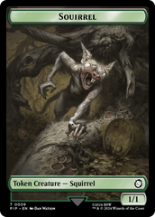 Food (013) // Squirrel Double-Sided Token [Fallout Tokens] | Jomio and Rueliete's Cards and Comics