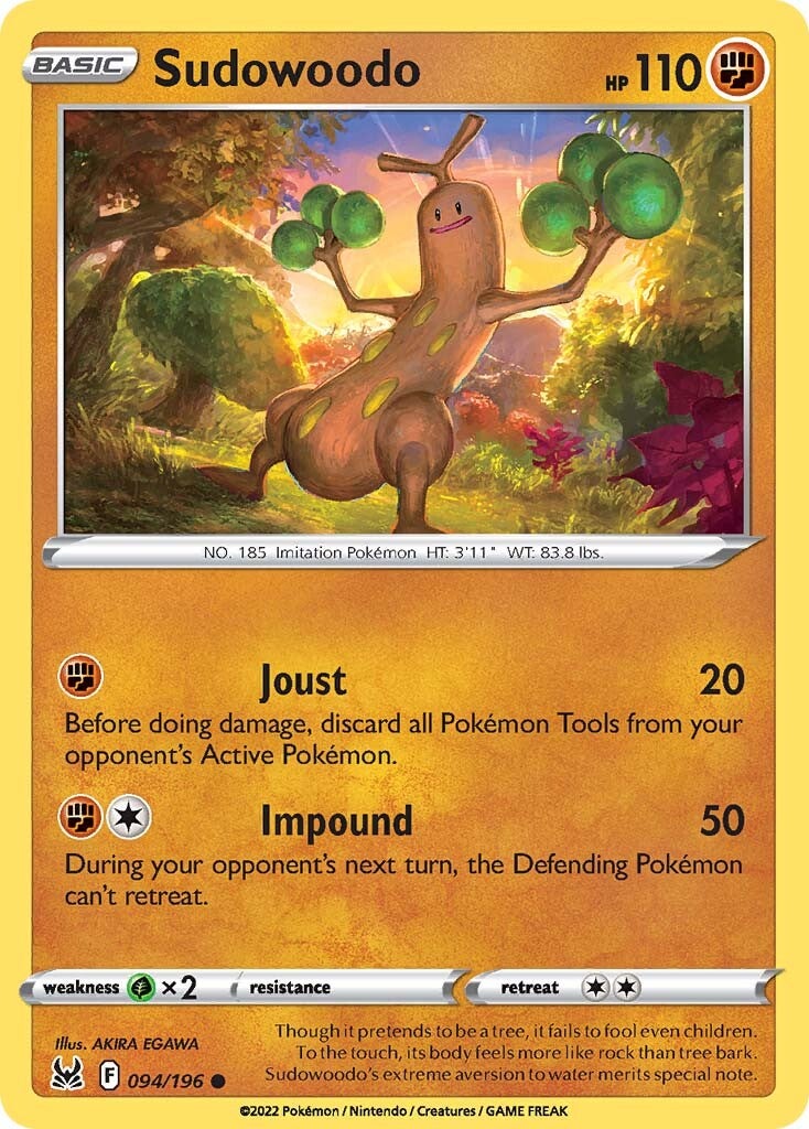 Sudowoodo (094/196) [Sword & Shield: Lost Origin] | Jomio and Rueliete's Cards and Comics