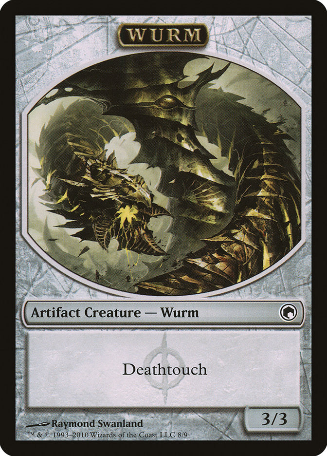 Wurm Token (8/9) [Scars of Mirrodin Tokens] | Jomio and Rueliete's Cards and Comics