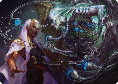 Mirage Mockery Art Card [Phyrexia: All Will Be One Art Series] | Jomio and Rueliete's Cards and Comics