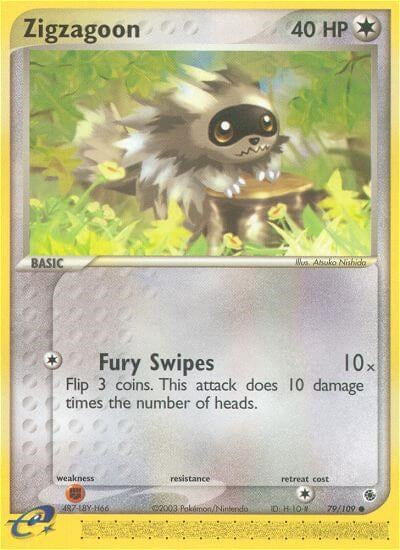 Zigzagoon (79/109) [EX: Ruby & Sapphire] | Jomio and Rueliete's Cards and Comics