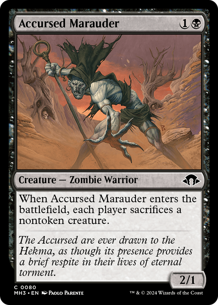 Accursed Marauder [Modern Horizons 3] | Jomio and Rueliete's Cards and Comics